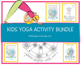 Kids Yoga Activity Bundle | Fun Kids Yoga Games | Printable