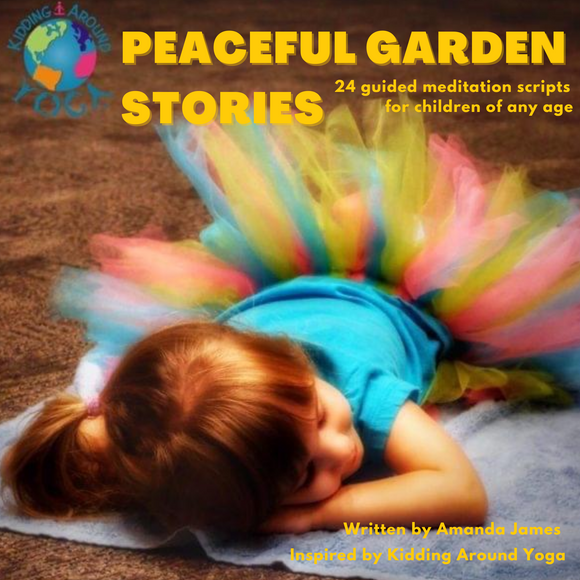 Peaceful Garden Meditations eBook | Kids Yoga Books | Downloadable
