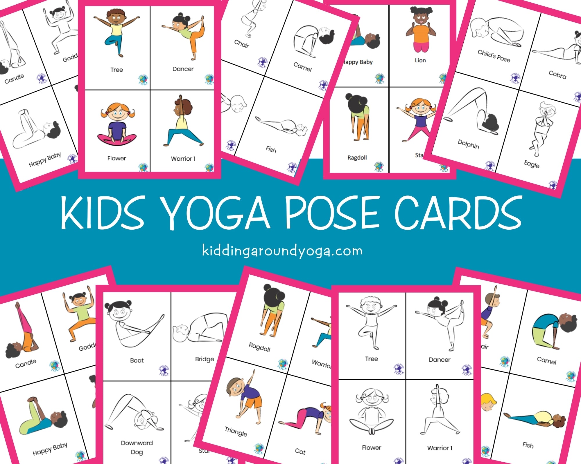 Kids Yoga Pose Cards | Flash Cards | Educational Material | Printable – Kidding Around Yoga Shop kids-yoga-pose-cards-flash-cards-educational-material-printable-kidding-around-yoga-shop