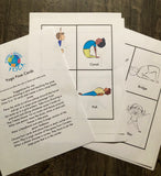 Kids Yoga Pose Cards | Flash Cards | Educational Material | Printable
