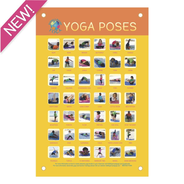 yoga positions chart printable