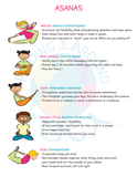 Kids Asana Glossary | Kids Yoga | Educational Material | Printable